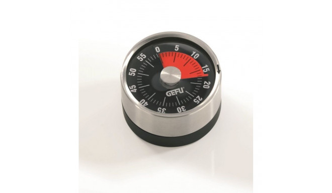 GEFU OPTICO Mechanical kitchen timer Black, Stainless steel