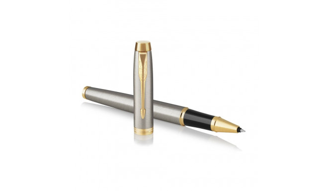 Parker IM Brushed Metal GT Ballpoint Pen - 1931663
