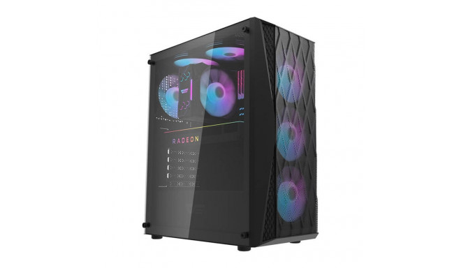 Darkflash DK352 Mesh computer case (black) + 4 ARGB fans