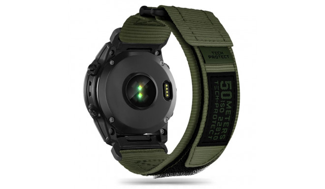 TECH-PROTECT SCOUT PRO GARMIN FENIX 5 / 6 / 6 PRO / 7 MILITARY GREEN