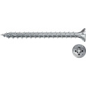 Wood screws PZ2 4.0X40 white galvanized, 300 pcs.