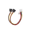 Lanberg kaabel Molex (M) 4pin - 2xSATA (F) 15pin 30cm