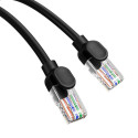 Baseus Ethernet CAT5, 1,5m võrgukaabel (must)