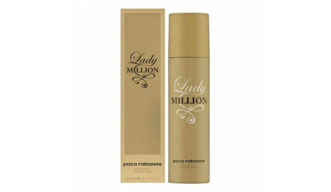 Deodorant Lady Million Paco Rabanne (150 ml)