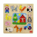Child's Wooden Puzzle Goula 53025 (12 pcs)