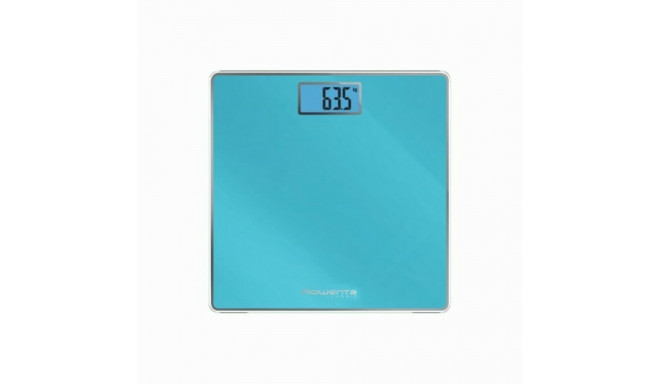 Digital Bathroom Scales Rowenta BS1503V0 3" Tempered glass Turquoise Tempered Glass 160 kg Batteries