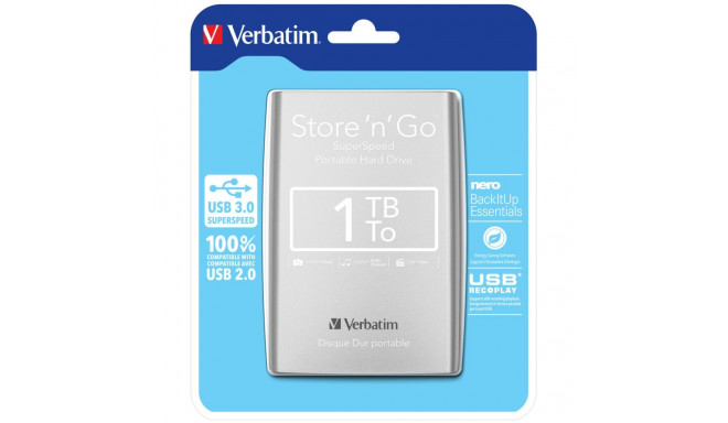 External Hard Drive Verbatim 53071 1 TB HDD