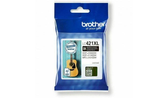 Originaalne Tindikassett Brother LC-421XLBK Must