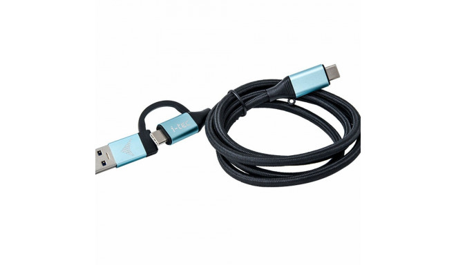 Kaabel USB C i-Tec C31USBCACBL Sinine Must Must/Sinine 1 m