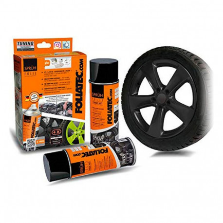 Vedelkumm autodele Foliatec 2060   Mattmust Must 400 ml (2 pcs)