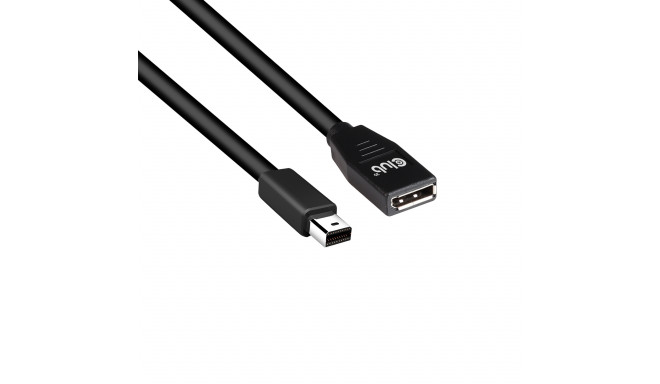 CLUB3D Minidisplay port 1.4 Displayport pikenduskaabel 8k60hz M/F 1m/3.28ft