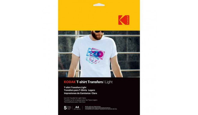 Kodak T-Shirt Transfers Light 5pcs (3510560)