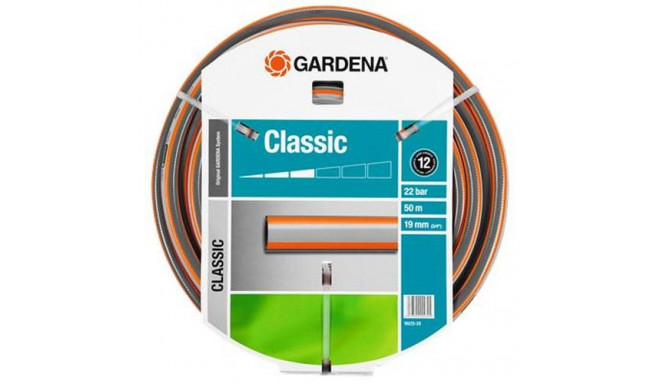 Gardena 18025-20 garden hose 50 m Above ground PVC Grey, Orange