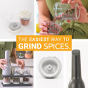FINAMILL Rechargeable grinder with two FINAPOD Pro Plus pods, sangria