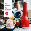 FINAMILL Rechargeable grinder with two FINAPOD Pro Plus pods, sangria