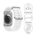 iWear S1 Рифленый мягкого силикона 20mm  ремешок для Apple Watch 49mm / 45mm / 44mm / 42mm Светло Зе