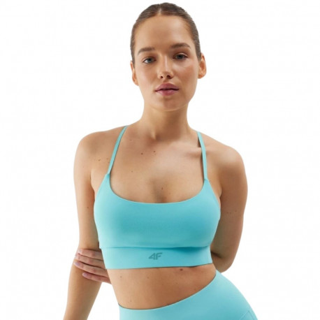 Stanik sportowy 4F F096 niebieski 4FWSS24USBAF096 33S XS