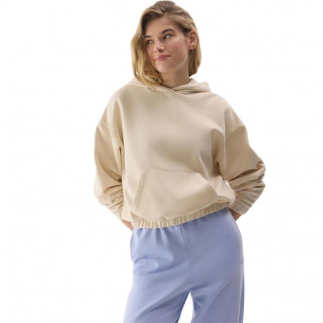 Bluza damska 4F F1057 kremowa 4FWSS24TSWSF1057 12S L