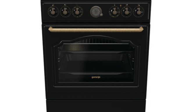 The Gorenje GECS6B70CLB is a freestanding ceramic cooker from Gorenje’s Cla