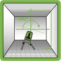 Laz. meter in green sp. "KAPRO" VECTOR