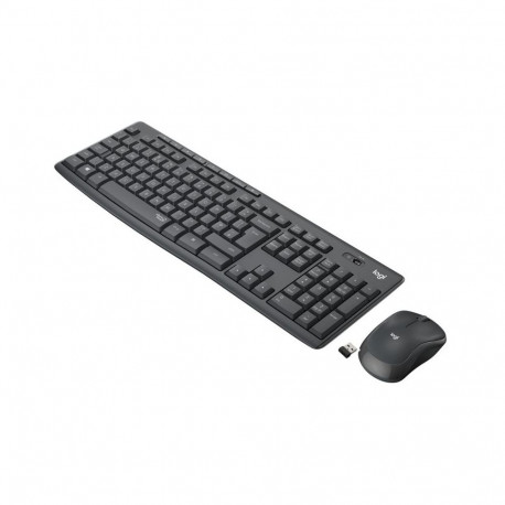 LOGITECH MK295 Wireless klaviatuur+hiir combo (PAN) , must