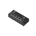 Industrial Ethernet switch with 4x 10/100BaseT(X) ports , -40 to 75°C, DIN-rail mountable, 7-57 VDC