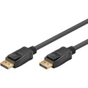 DisplayPort cable 1.0m, 1.4, 4K UHD 4096x2160@120Hz, 8K UHD 7680x4320@60Hz, black