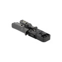 Delock Crimp tool with stripper and network tester for 8P (RJ45), 6P (RJ12/11), 6P DEC or 4P (RJ10) 