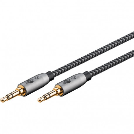 3.5mm audio connection cable 2.0m, male (3-pin, stereo) > 3.5 mm male (3-pin, stereo), gold-plated, 