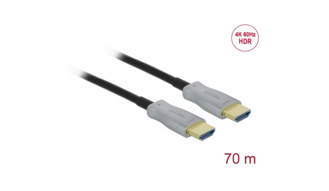 HDMI kaabel 70.0m, Active Optical, 4K, 3840x2160@60Hz