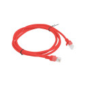 PATCHCORD CAT.6 UTP 1.5M RED FLUKE PASSED LANBERG