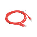 PATCHCORD CAT.6 UTP 1.5M RED FLUKE PASSED LANBERG