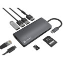 USB-C MULTIPORT ADAPTER 8 IN 1 NATEC FOWLER 2 3X USB 3.0 HUB, HDMI 4K, USB-C, RJ45, SD, MICRO SD