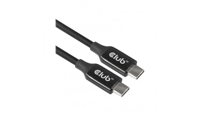 CLUB 3D USB 3.2 Gen 2 Type-C to C aktiivne kahepoolne kaabel 8K60Hz andmed 10Gbps ja PD 60W M/M 5m