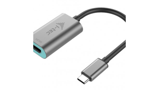 I-TEC USB C HDMI metalladapter 1x HDMI 4K 60Hz Ultra HD ühilduv Thunderbolt 3-ga