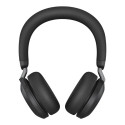 JABRA Evolve2 75 Headset on-ear Bluetooth wireless active noise cancelling USB-C noise isolating bla