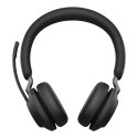 JABRA Evolve2 65 MS Stereo Headset on-ear Bluetooth wireless USB-C noise isolating black Certified f