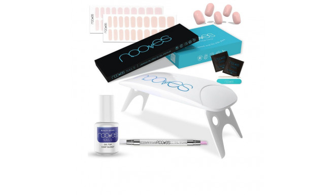 NOOVES LÁMINAS DE UÑAS DE GEL PREMIUM ESTUCHE 8 u