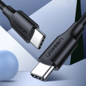 Ugreen US286 USB-C - USB-C PD QC 3A 480Mb/s cable 0.5m - black