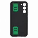 Samsung Silicone Grip Cover Case for Samsung Galaxy S23+ silicone case with wrist strap black (EF-GS