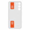 Samsung Silicone Grip Cover Case for Samsung Galaxy S23+ silicone case with wrist strap white (EF-GS