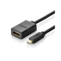 Ugreen cable adapter cable HDMI adapter - micro HDMI 19 pin 20cm black (20134)