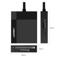 Ugreen USB 3.0 SD / micro SD / CF / MS memory card reader black (30231)