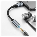 Ugreen Headphone Adapter with 3.5mm mini jack to USB Type C 10cm gray (30632)