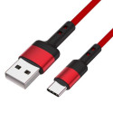 Caruba USB A to USB C 60W Cable 1 Meter Red