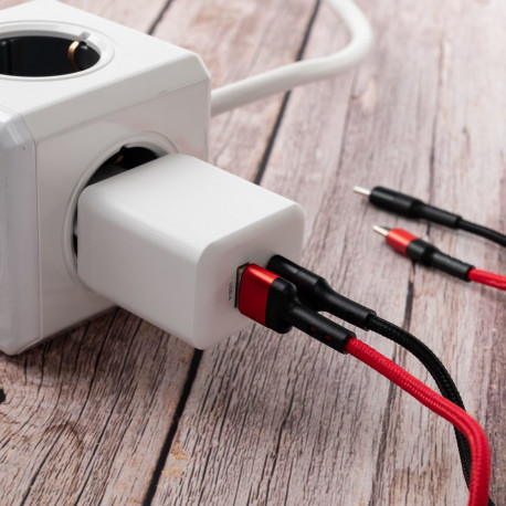 Caruba USB C to USB C 60W Cable 1 Meter Black