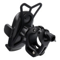 Clamp bike phone holder for handlebars H6-MB01 black