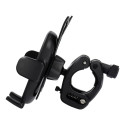 Clamp bike phone holder for handlebars H6-MB01 black