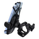 Clamp bike phone holder for handlebars H6-MB01 black