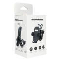 Clamp bike phone holder for handlebars H6-MB01 black